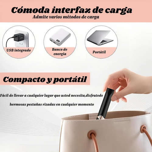 Rizador de Pestañas Eléctrica Portátil
